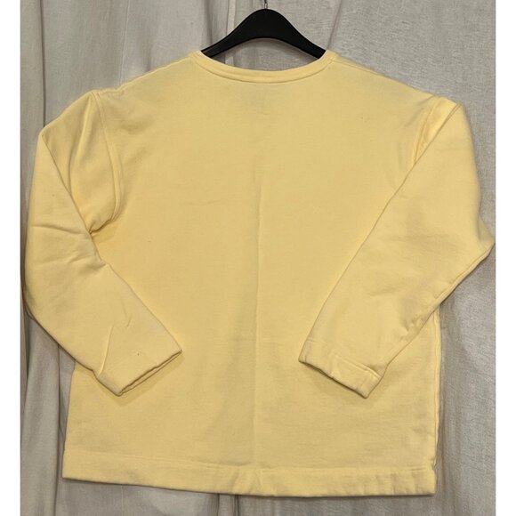 Eddie Bauer Womens V-Neck Pullover Sweater Bundle Medium Pink Yellow Cotton flaw - Picture 4 of 16